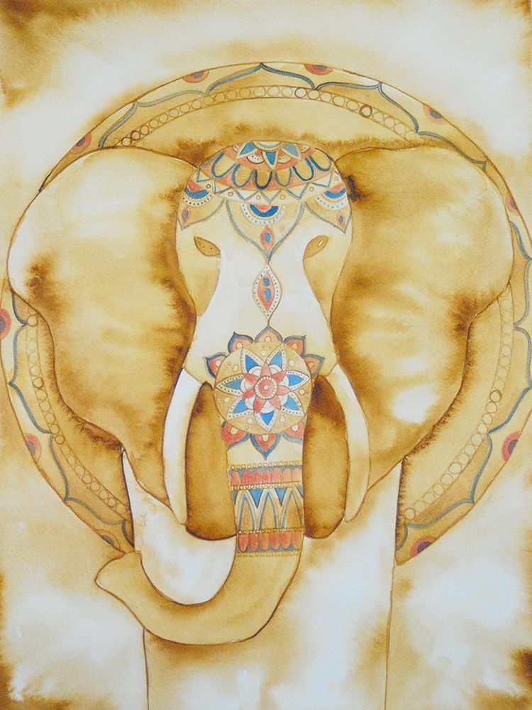 Natural Elephant art print by Pam Varacek for $57.95 CAD