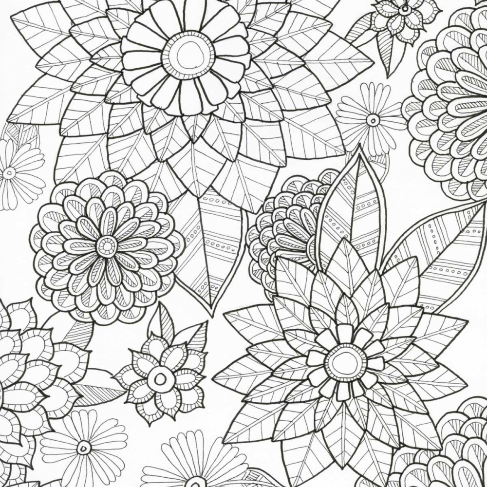 Intricate Flowers 2 art print by Pam Varacek for $57.95 CAD