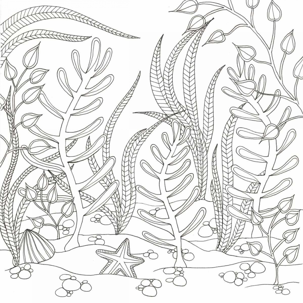 Seaweed Scenery art print by Pam Varacek for $57.95 CAD