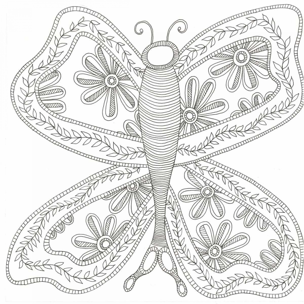 Herbal Butterfly art print by Pam Varacek for $57.95 CAD