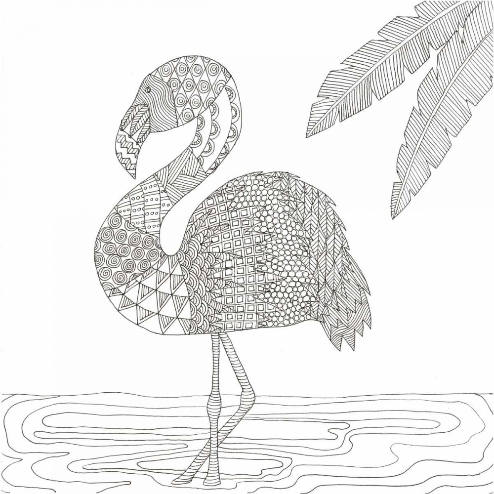 Lost Flamingo art print by Pam Varacek for $57.95 CAD