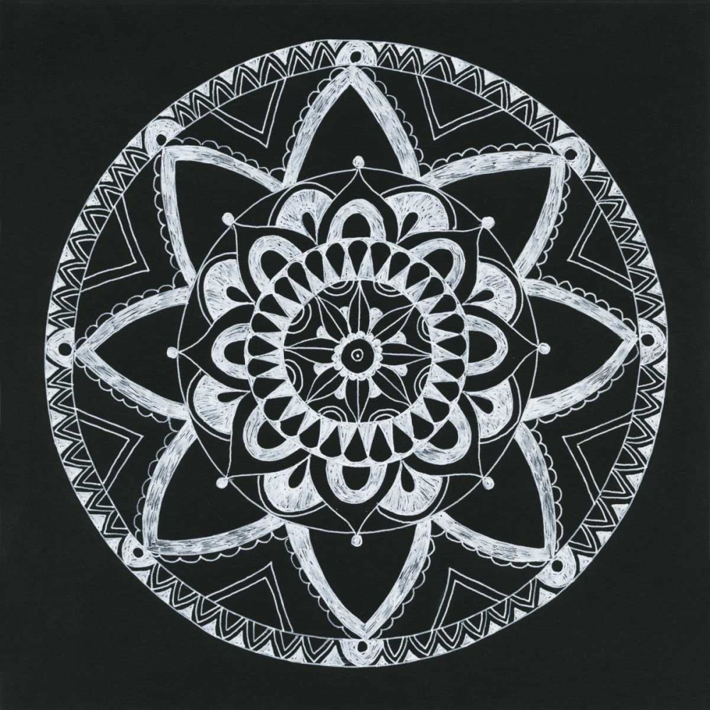Ying Mandala art print by Pam Varacek for $57.95 CAD