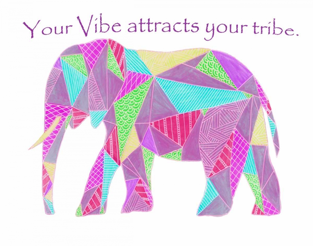 Colorpoly Elly Vibe art print by Pam Varacek for $57.95 CAD