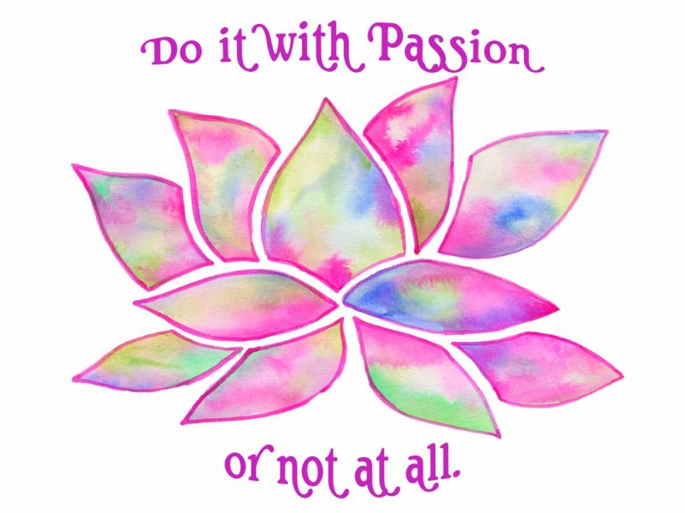 Tie Dye Lotus Passion art print by Pam Varacek for $57.95 CAD