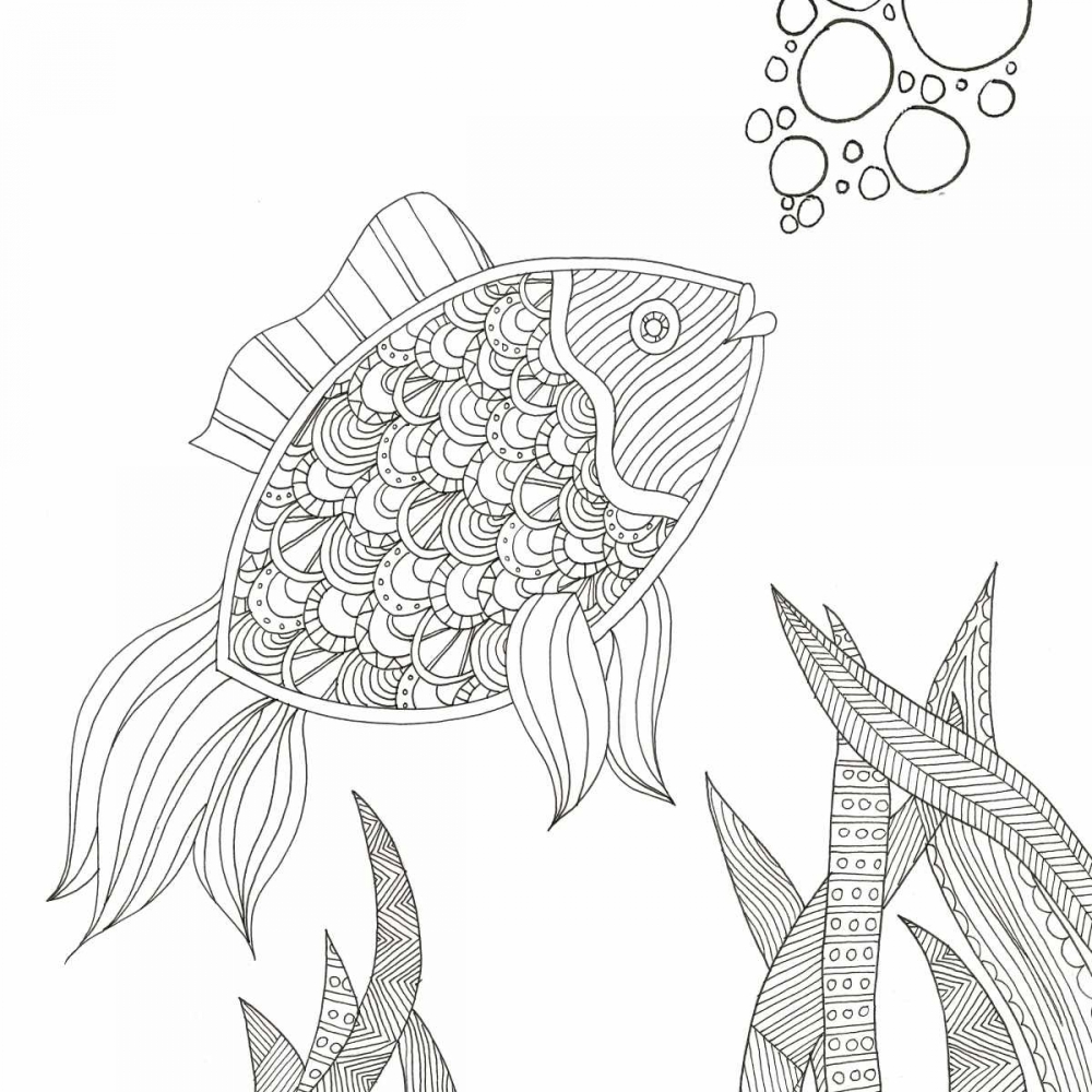 Fish Bubbles art print by Pam Varacek for $57.95 CAD