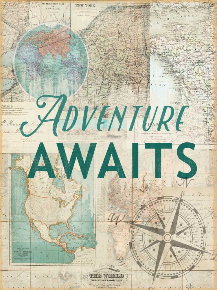 Adventure awaits art print by Lula Bijoux and Company for $57.95 CAD