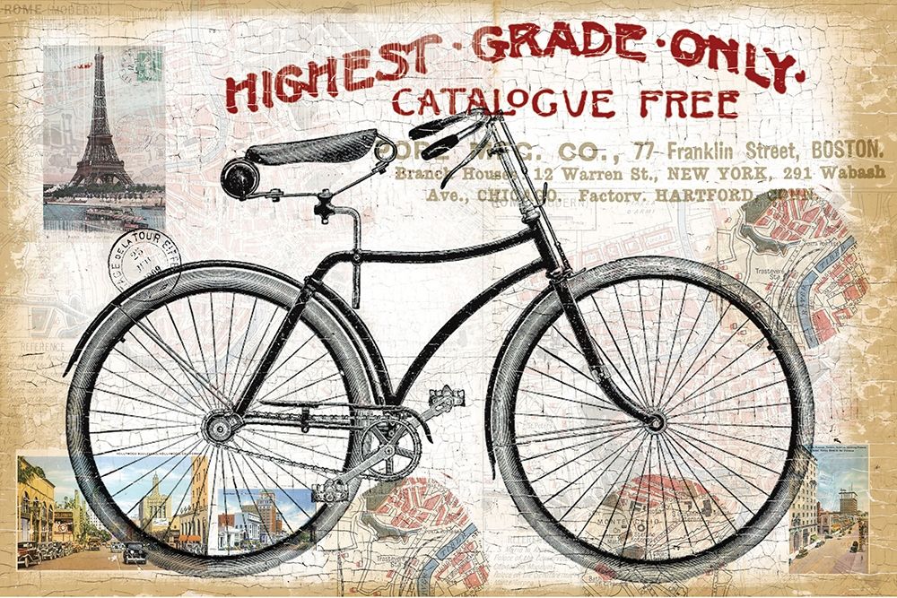 Bike Ride 1 art print by Candace Allen for $57.95 CAD