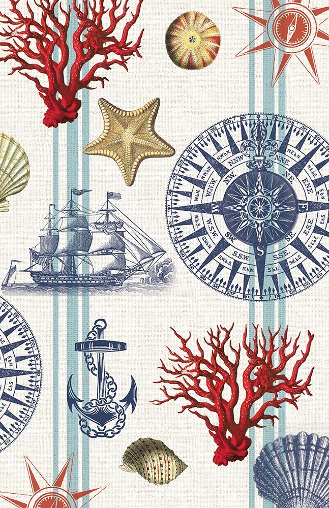Nautical Main art print by Candace Allen for $57.95 CAD