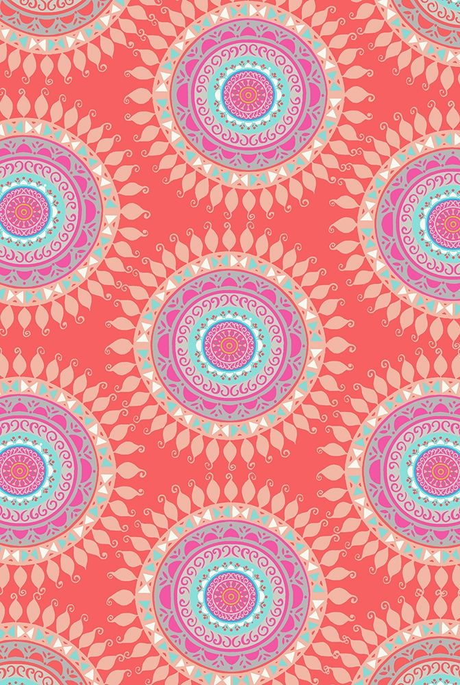 Bright Boho Bedding art print by Candace Allen for $57.95 CAD