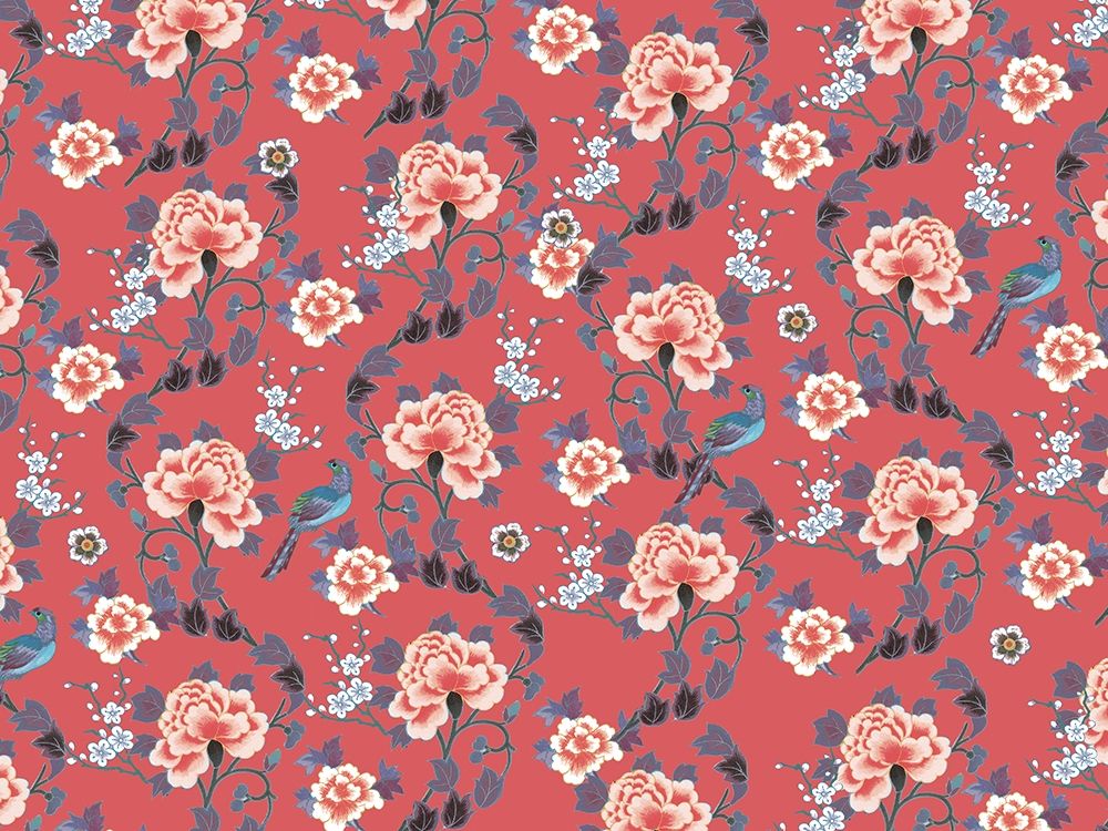 Kimono Quilt Floral 2 art print by Candace Allen for $57.95 CAD