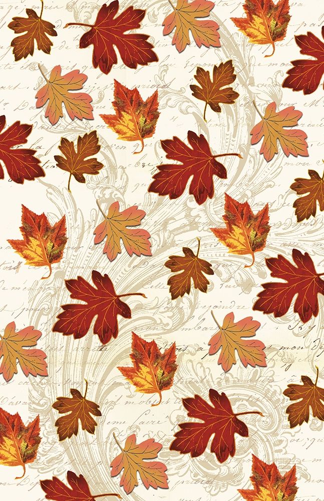 Welcome Fall Leaves Swirl 1 art print by Candace Allen for $57.95 CAD