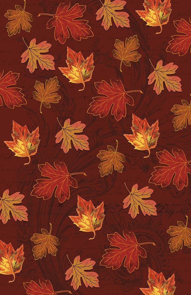 Welcome Fall Leaves Swirl 3 art print by Candace Allen for $57.95 CAD
