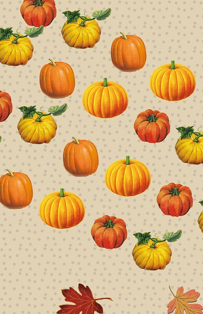 Welcome Fall Pumpkin and Dots art print by Candace Allen for $57.95 CAD