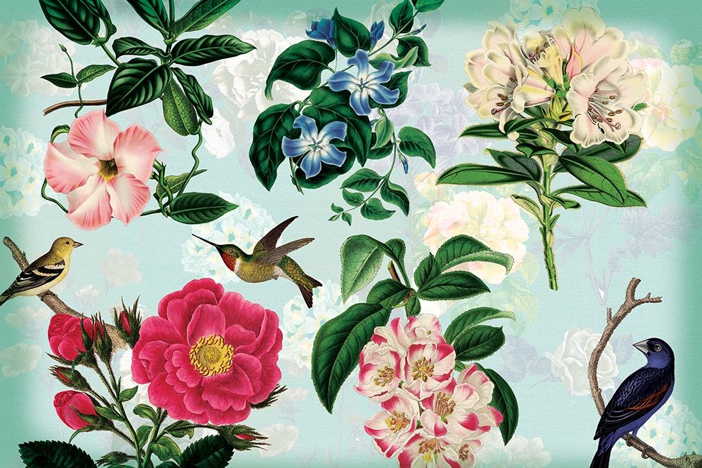 Spring Vintage Botanica 1 art print by Lula Bijoux and Company for $57.95 CAD