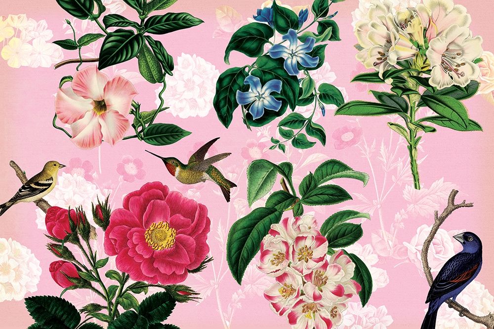 Spring Vintage Botanica 2 art print by Lula Bijoux and Company for $57.95 CAD