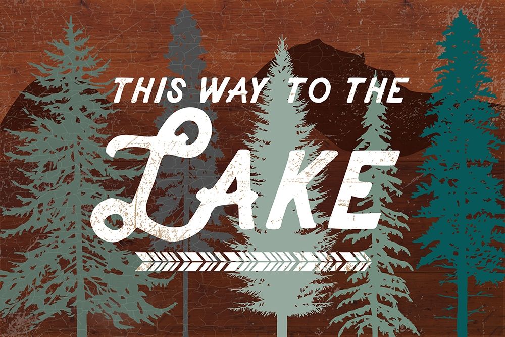 This Way To The Lake art print by Lula Bijoux and Company for $57.95 CAD