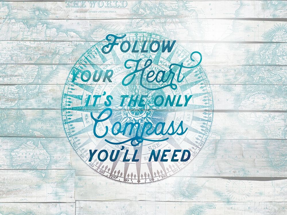 Follow Your Heart art print by Lula Bijoux and Company for $57.95 CAD