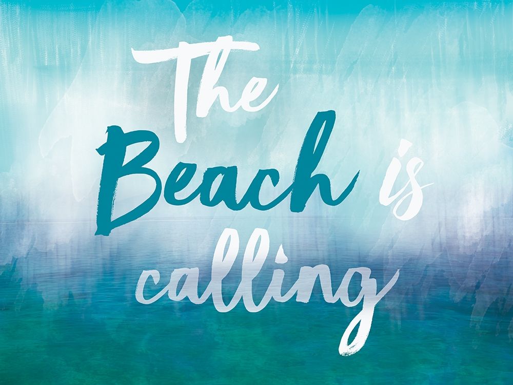 The Beach Is Calling art print by Lula Bijoux and Company for $57.95 CAD