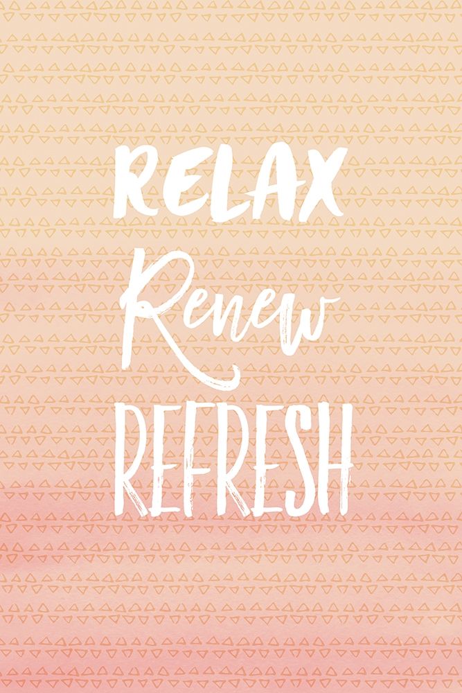 Relax Renew art print by Lula Bijoux and Company for $57.95 CAD