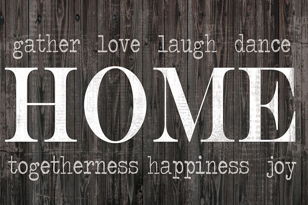 Home Words art print by Lula Bijoux and Company for $57.95 CAD