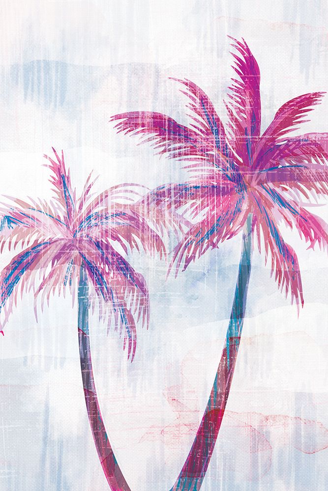 Tropical Beach Palm 1 V4 art print by Lula Bijoux And Company for $57.95 CAD