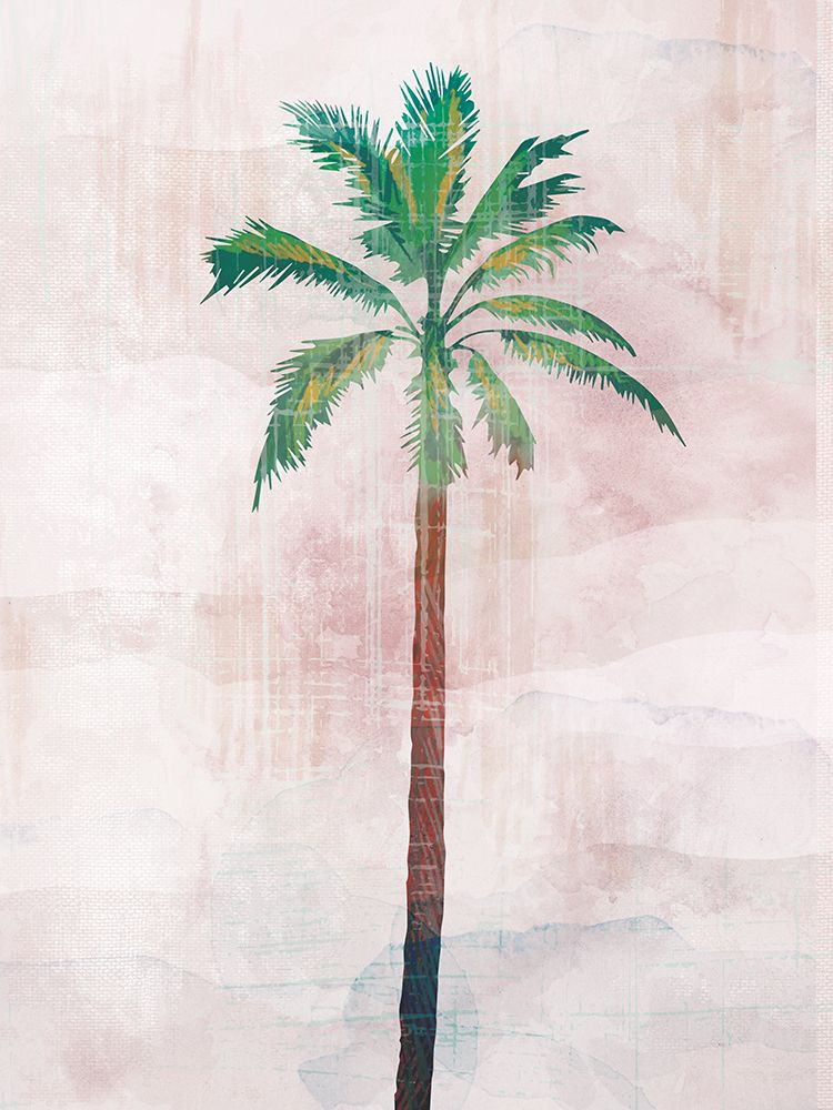 Tropical Beach Palm 2 V2 art print by Lula Bijoux and Company for $57.95 CAD