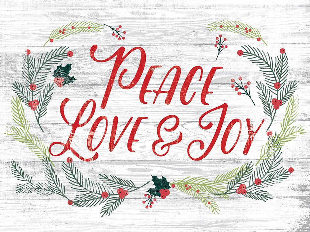 Love Peace Joy art print by Lula Bijoux And Company for $57.95 CAD