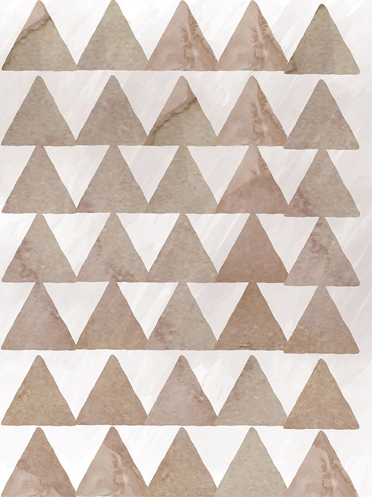 Clean Comforts Triangles art print by Lula Bijoux And Company for $57.95 CAD
