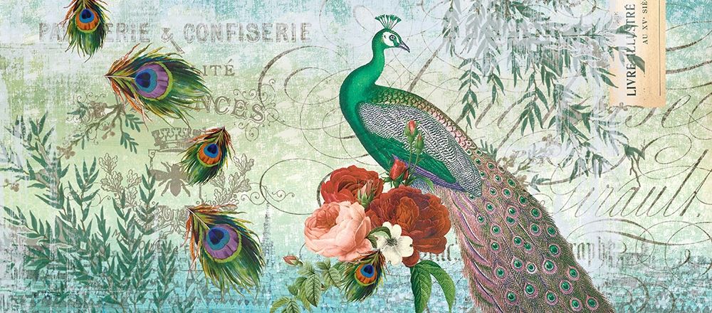 Peacock ART Green art print by Candace Allen for $57.95 CAD
