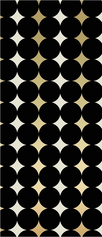 Geo Black and Gold 3 art print by Candace Allen for $57.95 CAD