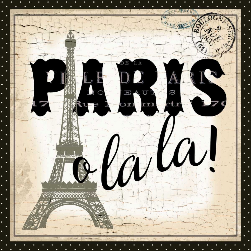 Paris Ooh La la art print by Candace Allen for $57.95 CAD