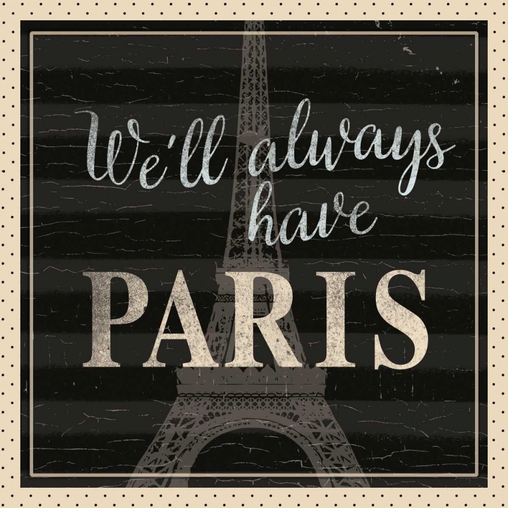 Always Paris Dots art print by Candace Allen for $57.95 CAD