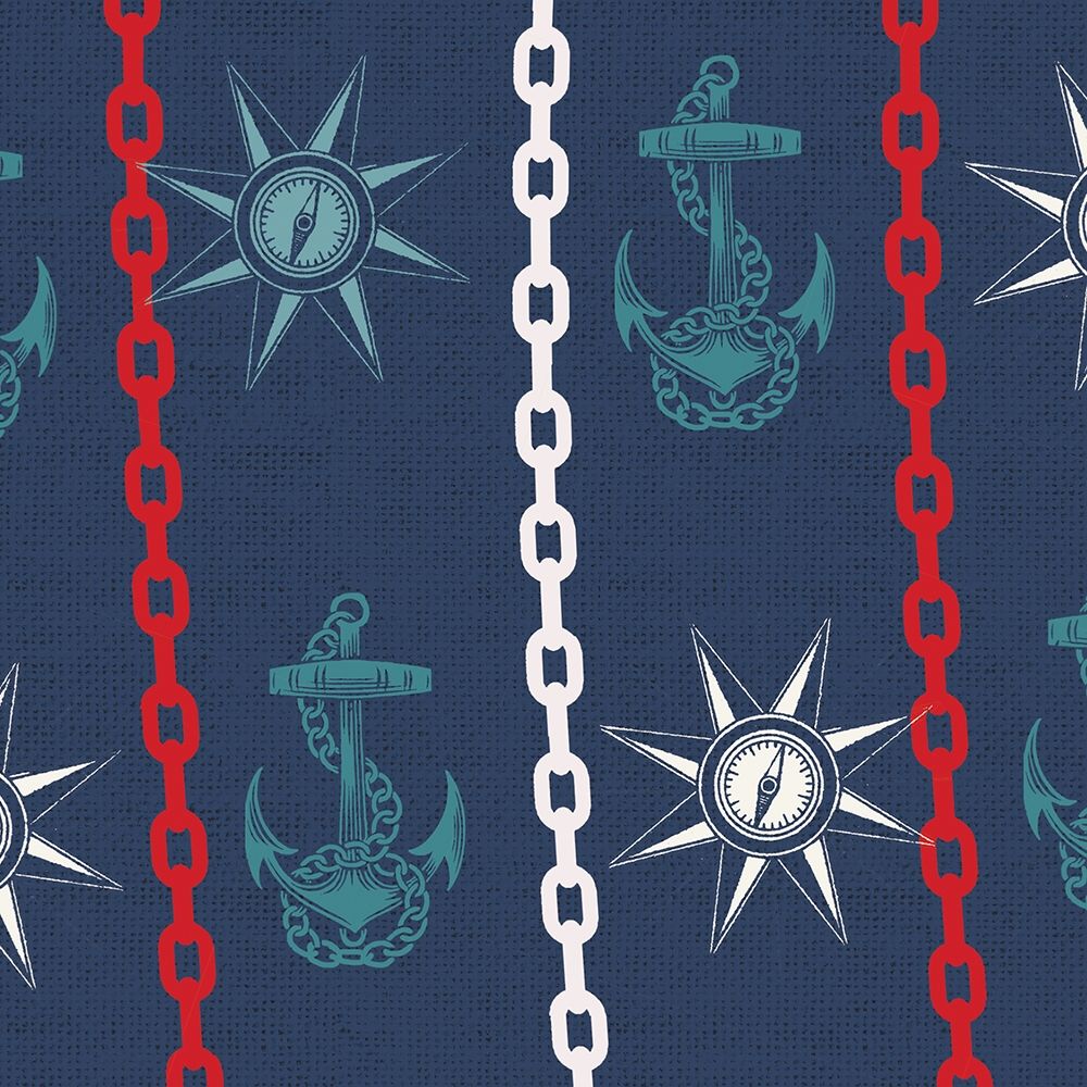 Nautical Pattern 4 art print by Candace Allen for $57.95 CAD