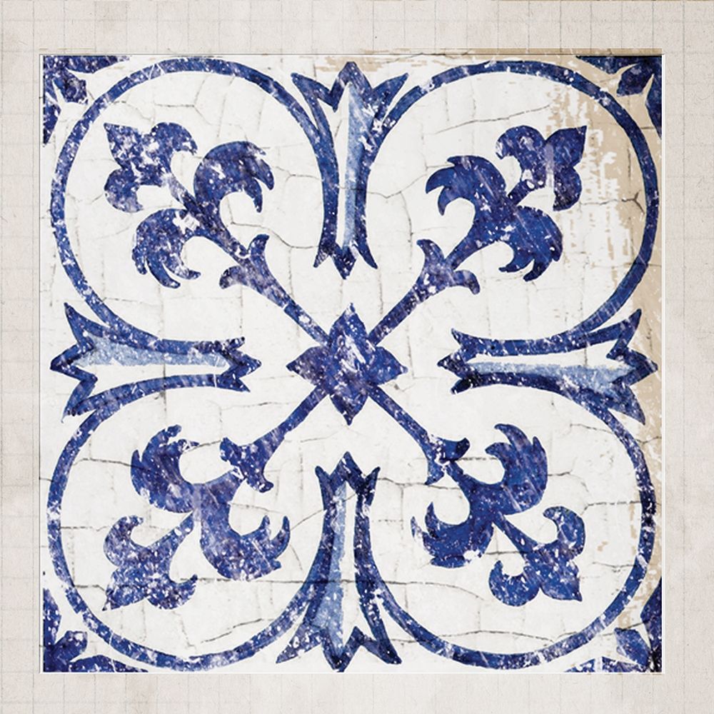 Tile Bleu 1 art print by Lula Bijoux and Company for $57.95 CAD