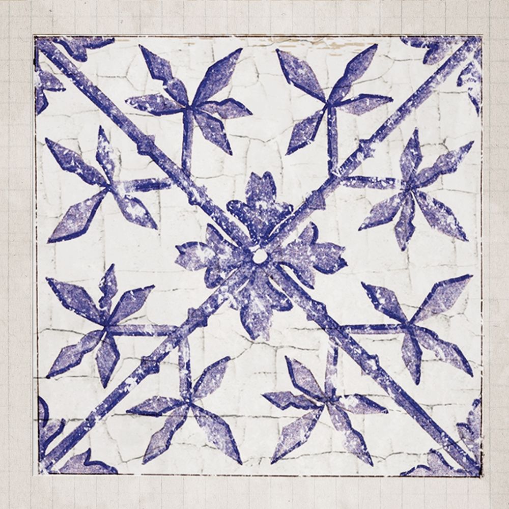 Tile Bleu 2 art print by Lula Bijoux and Company for $57.95 CAD