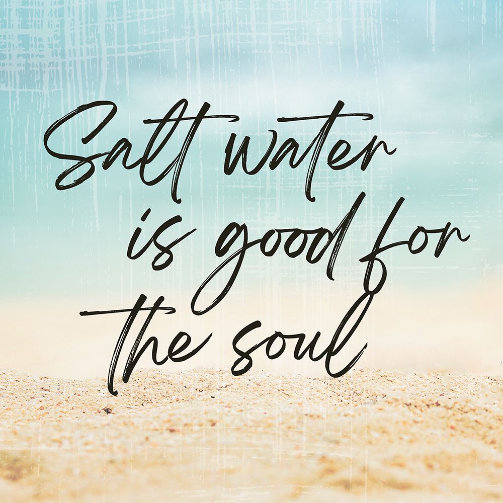 Salt Water Is Good art print by Lula Bijoux and Company for $57.95 CAD