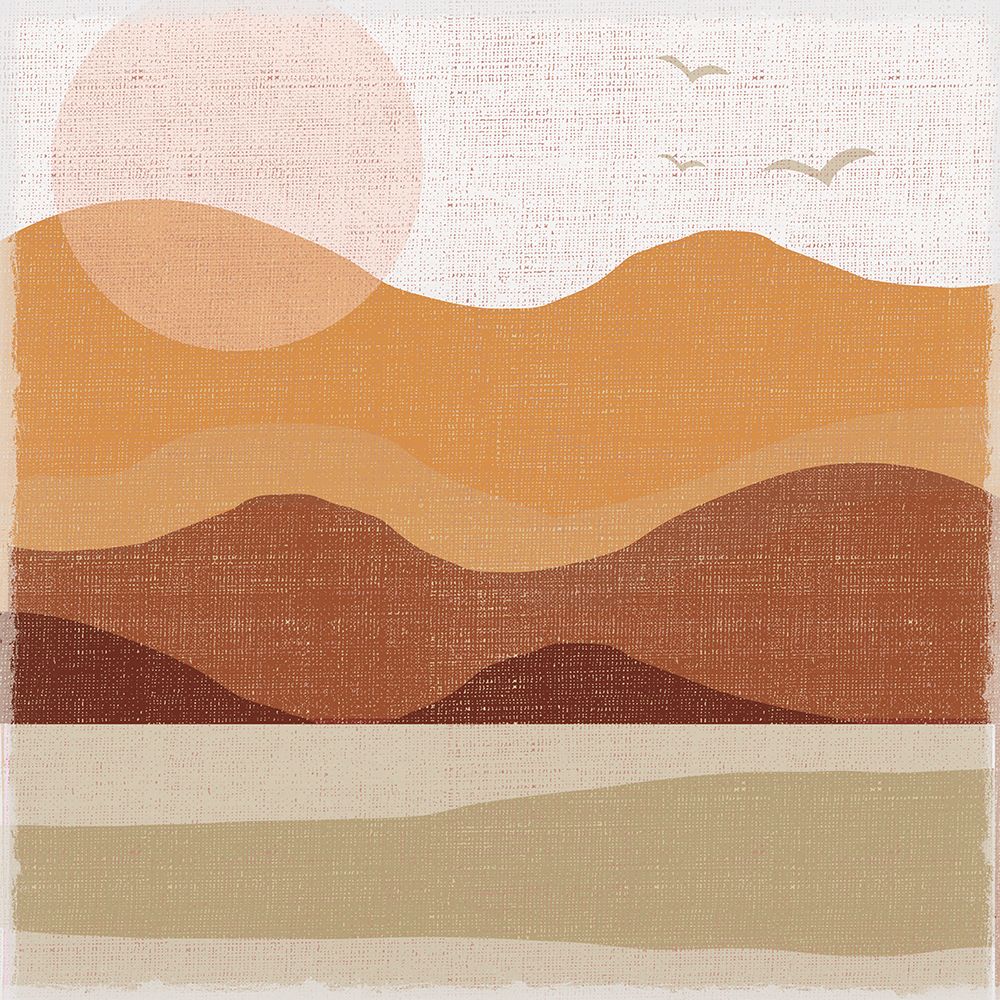 Hillsides art print by Lula Bijoux And Company for $57.95 CAD