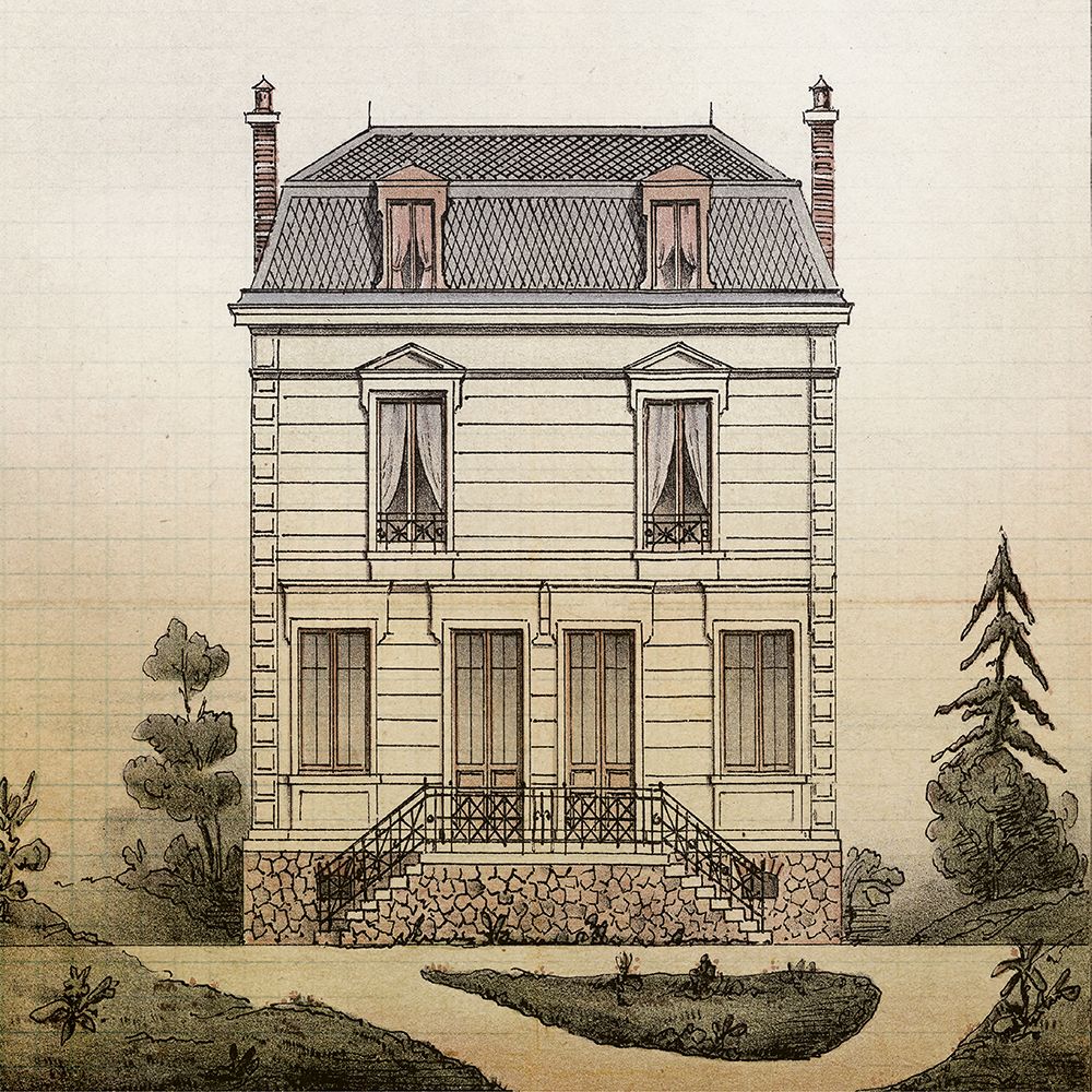 Chateaux 2 art print by Lula Bijoux And Company for $57.95 CAD