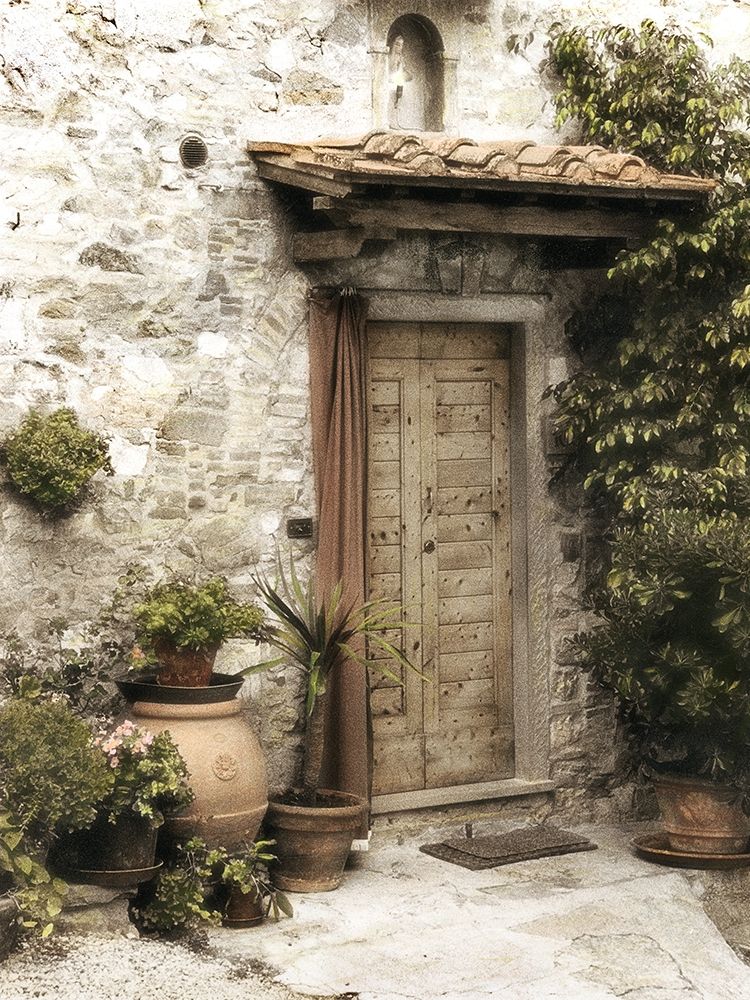 Montefioralle Door art print by Dianne Poinski for $57.95 CAD