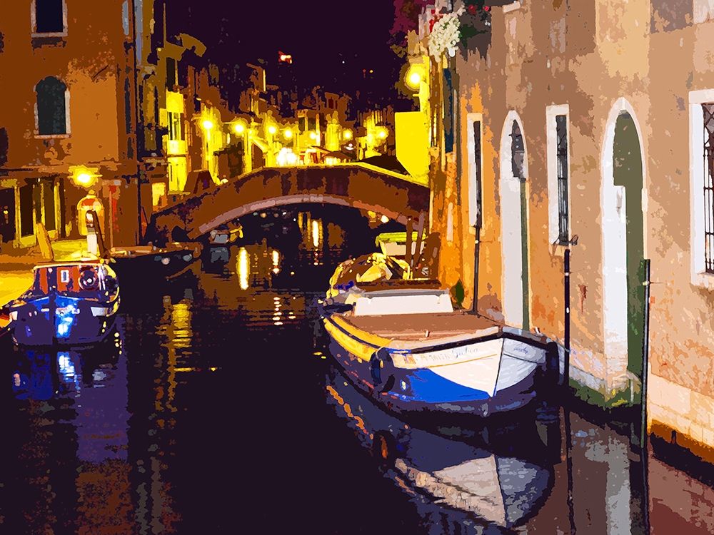 Gondola Night art print by Sarah Ghanooni for $57.95 CAD