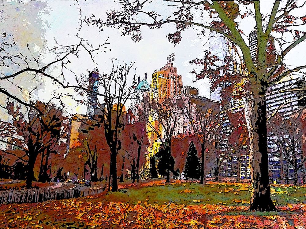 Urban Autumn art print by Sarah Ghanooni for $57.95 CAD