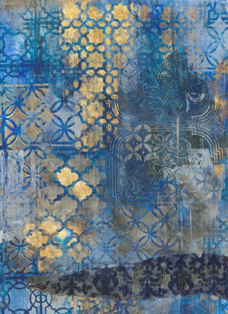 Ornate Azul A2 art print by Smith Haynes for $57.95 CAD