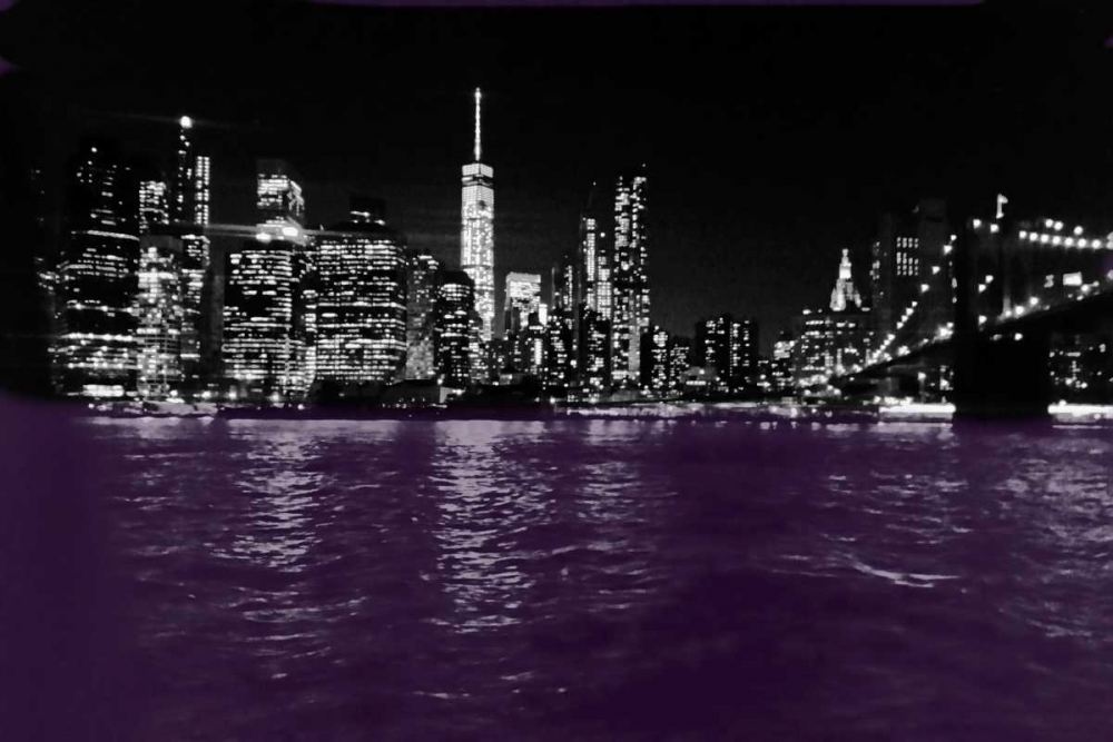 New York City Purple Rain art print by Sheldon Lewis for $57.95 CAD
