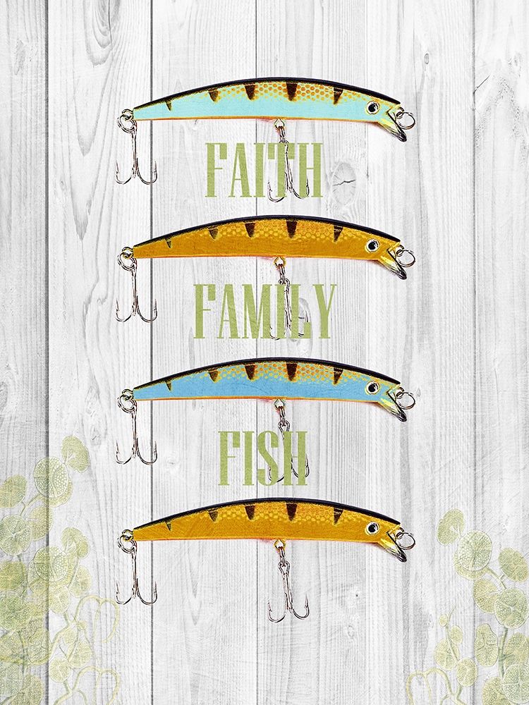 Faith Family Fish art print by Sheldon Lewis for $57.95 CAD