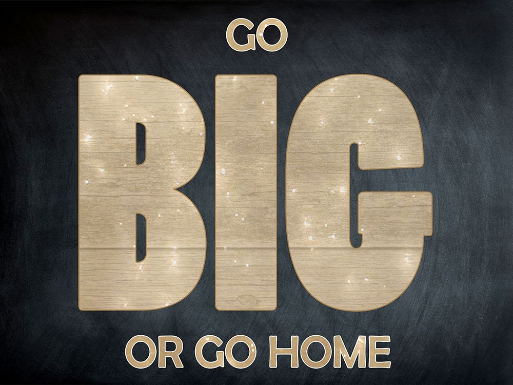 Go Big art print by Sheldon Lewis for $57.95 CAD