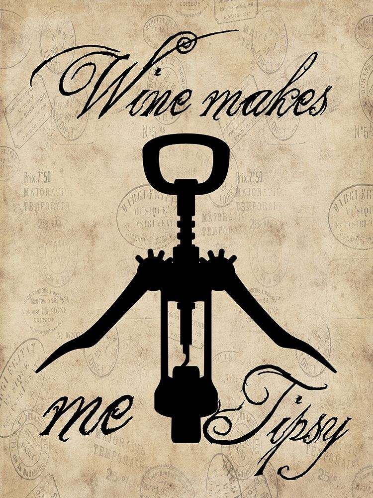 Tipsy Wine art print by Sheldon Lewis for $57.95 CAD