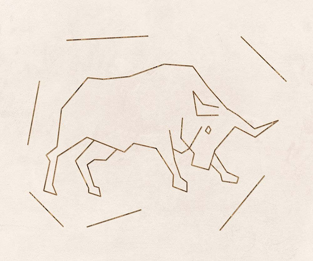 Bull art print by Sheldon Lewis for $57.95 CAD