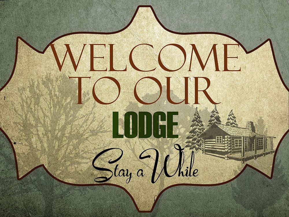 Lodge Home art print by Sheldon Lewis for $57.95 CAD