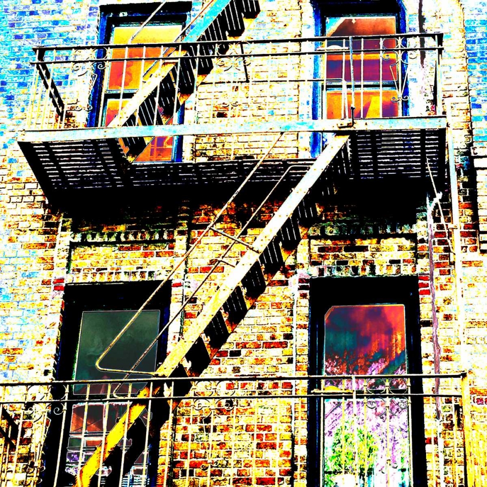 Colorful Life Brooklyn art print by Sheldon Lewis for $57.95 CAD