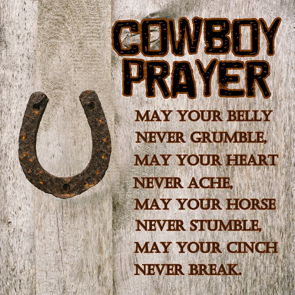 Cowboy Prayer art print by Sheldon Lewis for $57.95 CAD
